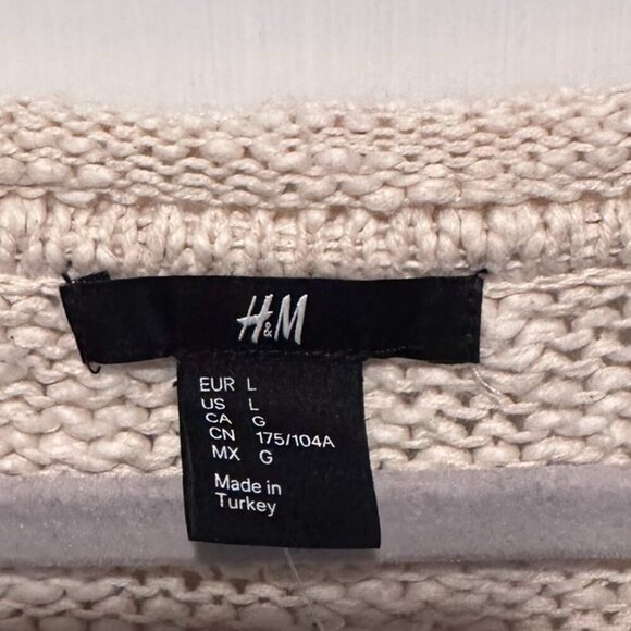 H&M Winter Ski Aztec Knit Sweater - Size Large - Picture 4 of 4